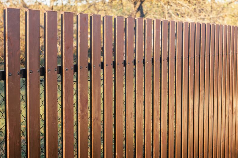Modern Wooden Fence