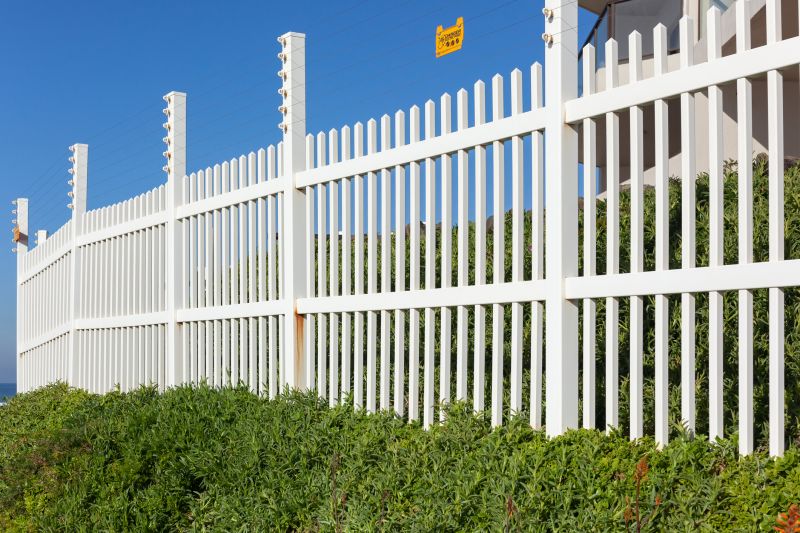 White Fence Installation